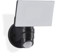 Telefunken  LED Außenlampe 16W Sensor Wandleuchte IP44 Bewegungsmelder Schwarz