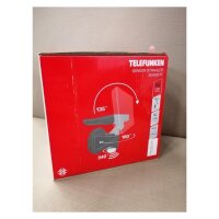 Telefunken  LED Außenlampe 16W Sensor Wandleuchte IP44 Bewegungsmelder Schwarz