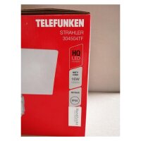 Telefunken  Strahler LED Außenlampe 16W IP44 Wandleuchte Schwenkbar Eckig Silber