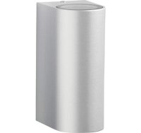 Telefunken Außenwandleuchte Up & Down 2x GU10 Silber IP44