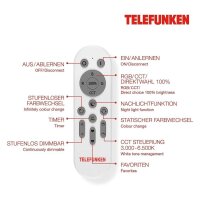 Telefunken  Remote Control WiFi-RGB CCT Lichtfarbensteuerung