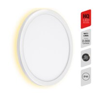 Telefunken Nizza LED Außenwandleuchte 15W Backlight-Effekt Rund Weiß