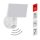 Telefunken  Sensor Strahler LED 16W Außenwandlampe IP44 Bewegungsmelder 150° Eckig Weiß