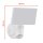Telefunken  Sensor Strahler LED 16W Außenwandlampe IP44 Bewegungsmelder 150° Eckig Weiß