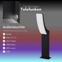 B-Kartonage Sockelleuchte Telefunken Gent LED Schwarz...