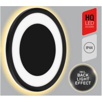 Telefunken LED Außenwandleuchte 15W Rund IP44 Schwarz