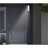 Telefunken LED Außenwandleuchte 8W IP44 Schwarz