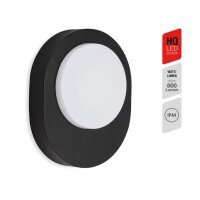 Telefunken LED Außenwandleuchte 8W IP44 Schwarz