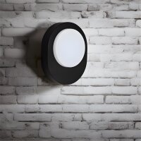 Telefunken LED Außenwandleuchte 8W IP44 Schwarz