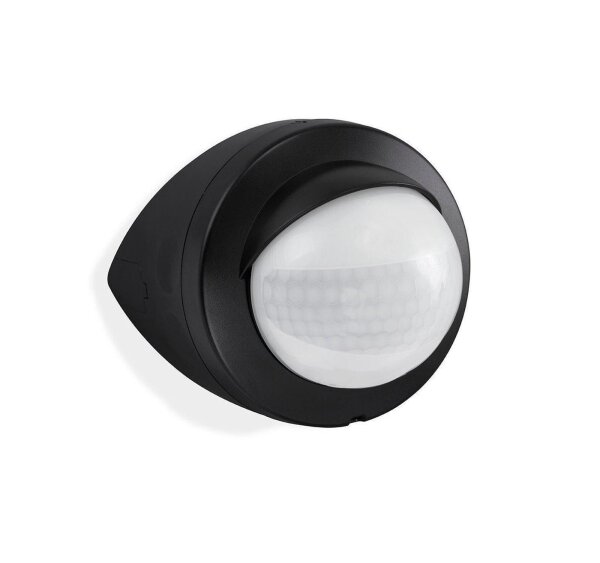 Telefunken  Monaco Bewegungsmelder 200° 12m IP44 Rund Schwarz
