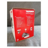 Telefunken  Monaco Bewegungsmelder 200° 12m IP44 Rund Schwarz