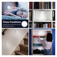 Akku-Dekoleuchte, 0,8 Watt, dimmbar, mit Fernbedienung – Briloner