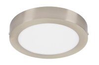 Smarte Deckenleuchte Smart LED, Matt-Nickel, 18 Watt, dimmbar, smart steuerbar – Telefunken