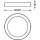 Smarte Deckenleuchte Smart LED, Matt-Nickel, 18 Watt, dimmbar, smart steuerbar – Telefunken
