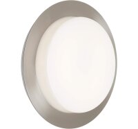 Briloner  Tokio LED Außenlampe IP44 9W Rund Edelstahl