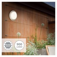 Briloner  Tokio LED Außenlampe IP44 9W Rund Edelstahl
