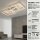 Briloner LED Deckenleuchte Frame Alu Chrom 65x52cm 44W Dimmbar Switch-Dimmer Warmweiß