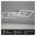 Briloner LED Deckenleuchte Frame Alu Chrom 65x52cm 44W Dimmbar Switch-Dimmer Warmweiß