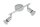 2-flammiger Deckenspot Picco, Titanfarbig, 2x3W, 3000K, schwenkbar, 25,5 x 9,5 cm – Briloner
