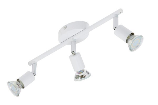 Deckenleuchte Briloner Simple LED Deckenlampe 3-flammig Spot Schwenkbar Strahler Weiß