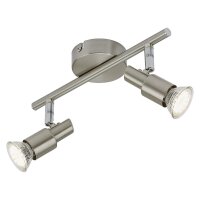 Briloner  One LED Deckenlampe 2-flammig Spot Schwenkbar...