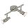 Briloner  One LED Deckenlampe 2-flammig Spot Schwenkbar Strahler Matt-Nickel