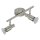 Briloner  One LED Deckenlampe 2-flammig Spot Schwenkbar Strahler Matt-Nickel