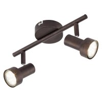 Briloner  Rost LED Deckenlampe 2-flammig Spot Schwenkbar...