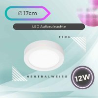 Deckenleuchte Briloner Fire Weiß LED 12W...