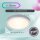 LED Deckenleuchte Fire, Chrom-matt, 21 Watt, 3000K, Ø 30 cm – Briloner