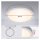 LED Deckenleuchte Fire, Chrom-matt, 21 Watt, 3000K, Ø 30 cm – Briloner