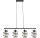 4-flammige Pendelleuchte Swirl, Schwarz, 4 x E27 max. 60W (exkl.), 110 x 130 cm – Briloner