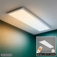 LED Deckenleuchte Pallas, Weiß, 24 Watt, dimmbar,...