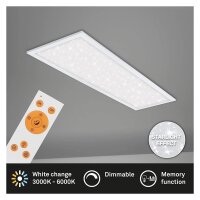 LED Deckenleuchte Pallas, Weiß, 24 Watt, dimmbar, mit Fernbedienung – Briloner