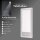 Telefunken LED Außenwandleuchte 16W Bewegungsmelder Backlight-Effekt IP44 Silber
