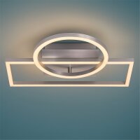 Briloner Frame LED Deckenleuchte Chrom-Alu –...