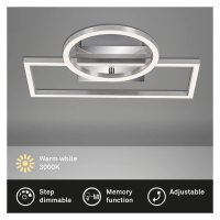 Deckenleuchte Briloner Frame LED 20W Deckenlampe DIMMBAR...