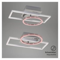 Deckenleuchte Briloner Frame LED 20W Deckenlampe DIMMBAR per Wandschalter