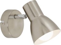 Strahler Briloner Cup Silber Wandleuchte Spot Wandlampe