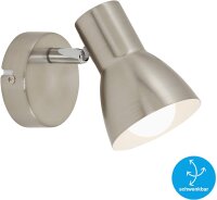Strahler Briloner Cup Silber Wandleuchte Spot Wandlampe