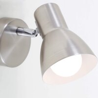 Strahler Briloner Cup Silber Wandleuchte Spot Wandlampe