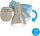 Strahler Briloner Cup Silber Wandleuchte Spot Wandlampe