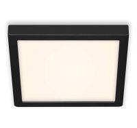 Briloner  Fire Black LED Eckig 21 Watt LED 30 x 30 cm 4000K