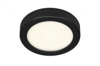 LED Deckenlampe Fire Black, Schwarz, 12 Watt, 4000K, Ø 17 cm – Briloner
