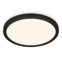 Briloner  Fire Black LED Neutralweiß Deckenlampe Rund