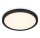Briloner  Fire Black LED Neutralweiß Deckenlampe Rund
