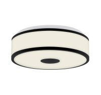 LED Deckenleuchte Block, Schwarz, 12 Watt, Ø 28 cm...