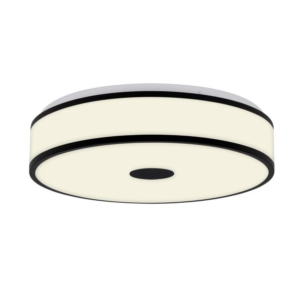 LED Deckenlampe Block, Schwarz, 18 Watt, Ø 38 cm – Briloner