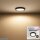 LED Deckenlampe Fire Black, Schwarz, 17 Watt, 4000K, Ø 22,5 cm – Briloner