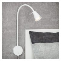 Briloner  Comfort Light LED Wandleuchte Flexarm Weiß